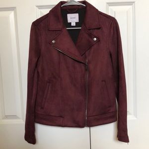 Old Navy Suede Moto Jacket